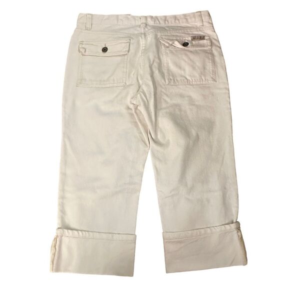 Columbia ~ Off white denim capris ~ size 8 - Picture 2 of 10